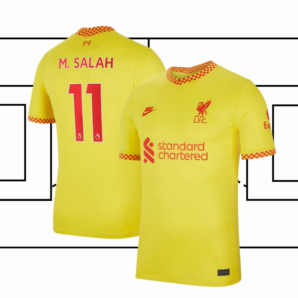 Liverpool tercera equipación 21/22 - Mohamed Salah