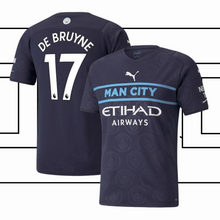 Cargar imagen en el visor de la galería, Manchester City tercera equipación 21/22 - De Bruyne
