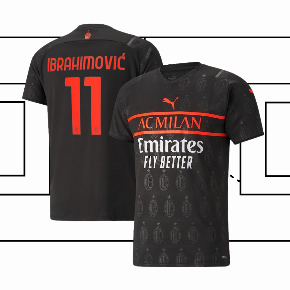 Milan tercera equipación 21/22 - Ibrahimovic