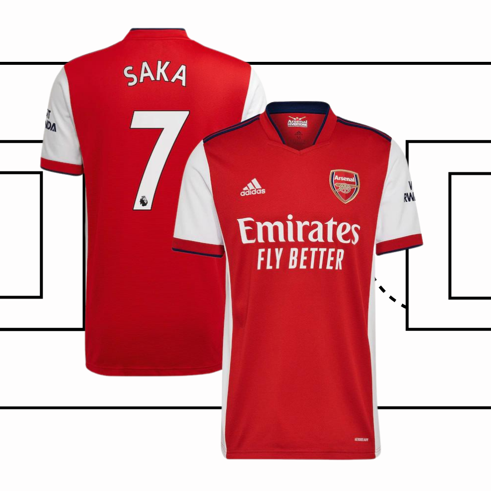 Arsenal local 21/22 - Saka