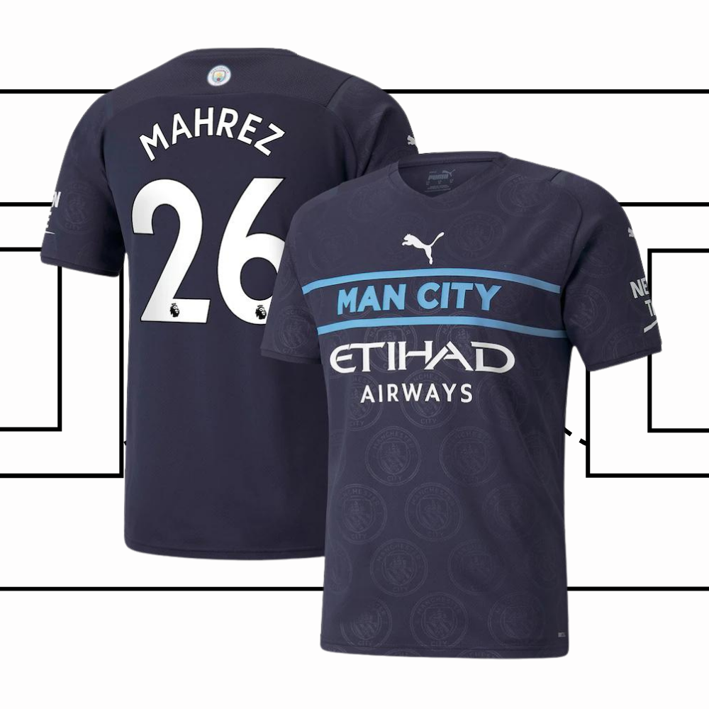 Manchester City tercera equipación 21/22 - Mahrez