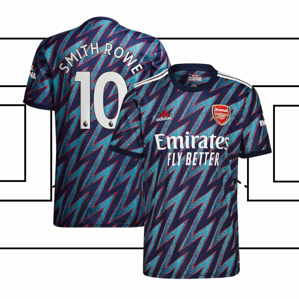 Arsenal tercera equipación 21/22 - Smith Rowe