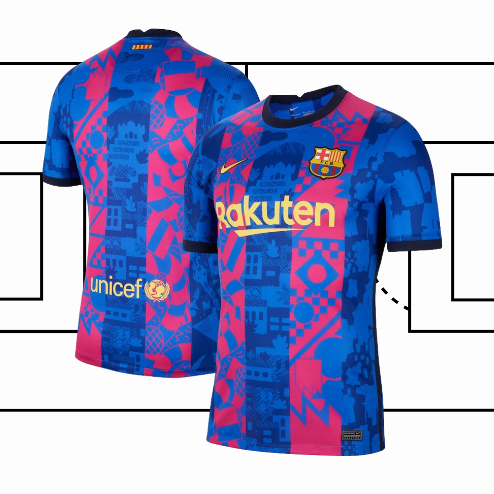 Barcelona tercera equipación 21/22