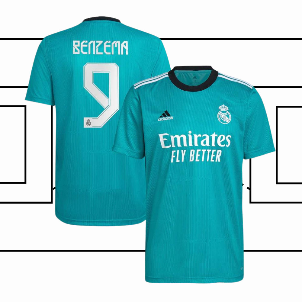 Real Madrid tercera equipación 21/22 - Karim Benzema